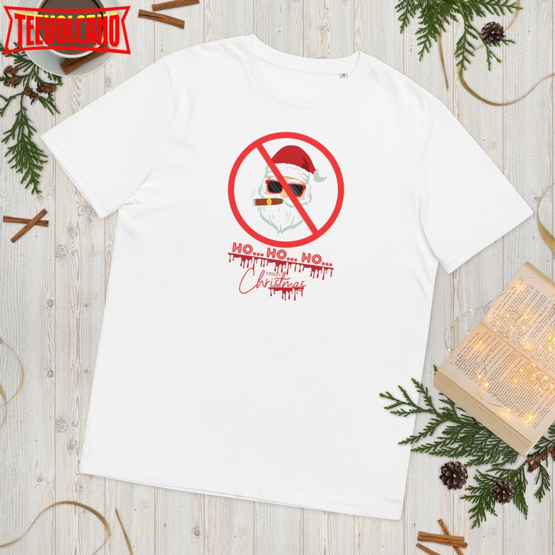 Santa Claus Funny Unisex organic cotton t-shirt