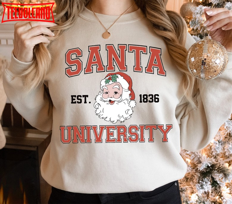 Santa Clause Christmas Shirt, Santa University Shirt, Santa Squad Shirt