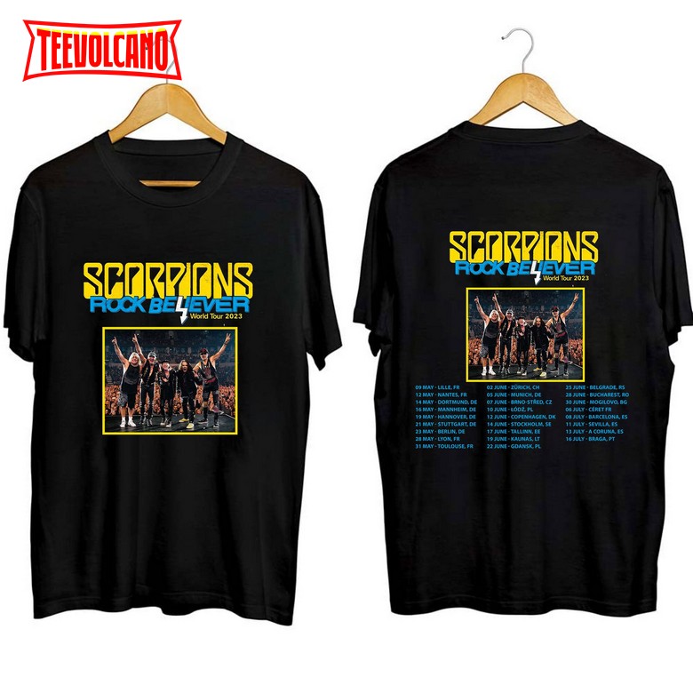 Scorpions The Europe Leg of The 2023 Shirt Scorpions 2023 Shirt, Sweatshirt