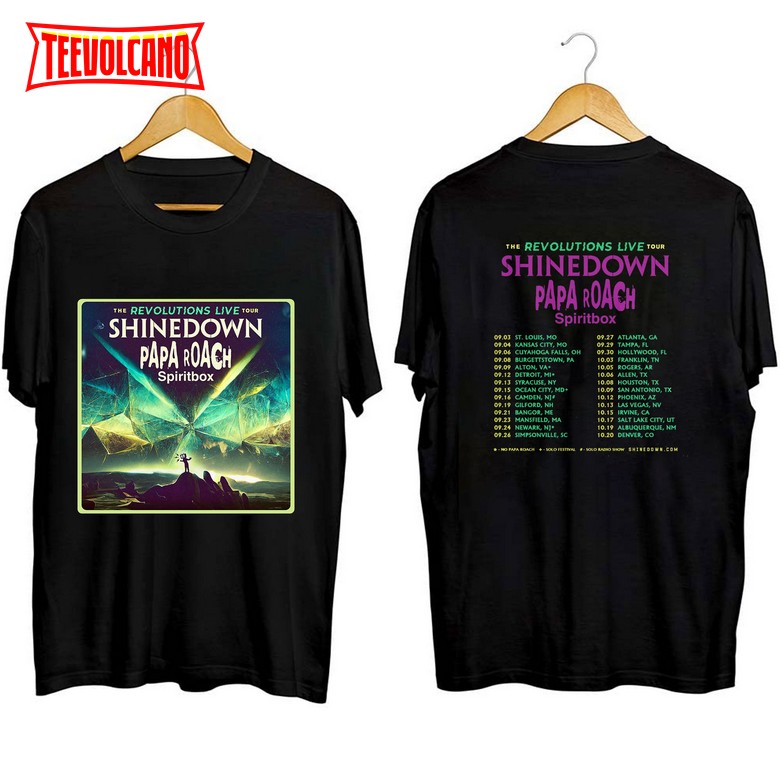 Shinedown The Revolutions Live Tour 2023 Shirt, Sweatshirt