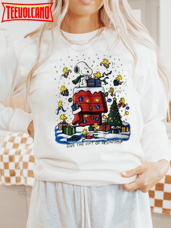 Snoopy Christmas Movie Characters Shirt, Woodstock and Snoopy Shirt