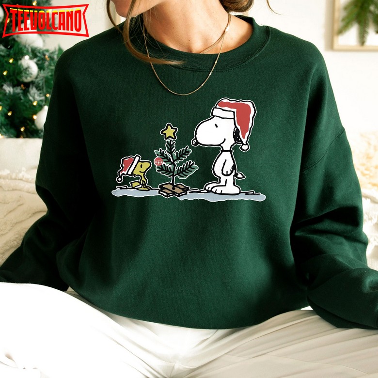 Snoopy Vintage Christmas Shirt, Christmas Cartoon Dog Shirt