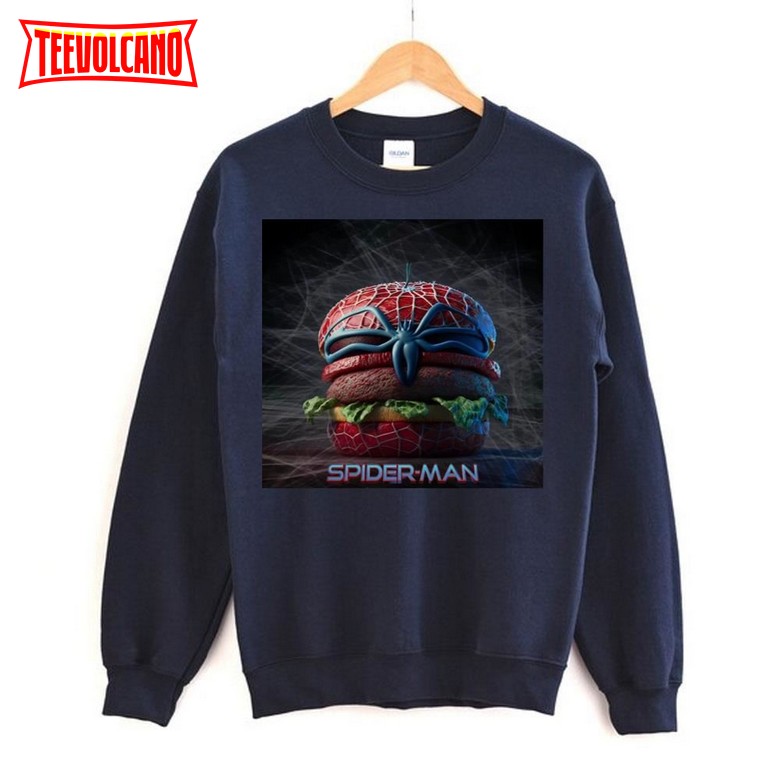 Spider Man Burger Limited Unisex Shirts