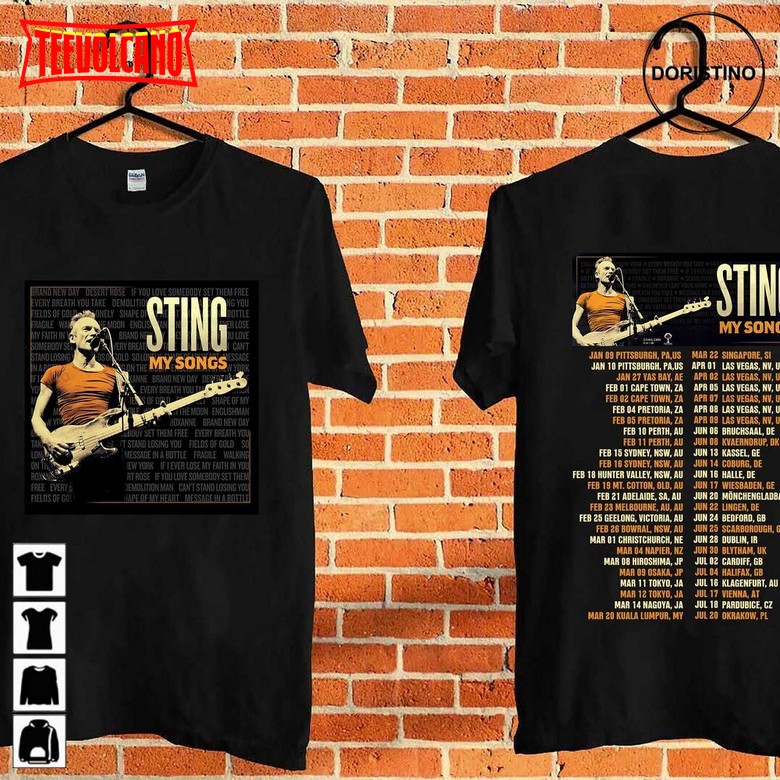 Sting My Songs 2023 World Tour Sting Tour 2023 Limited Unisex Shirts