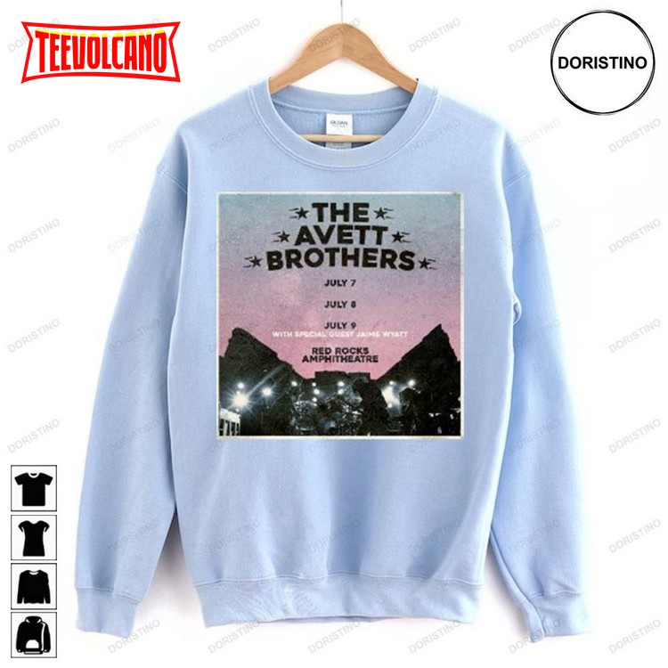 The Avett Brothers Rocks Amphitheatre T Shirt Sweatshirt