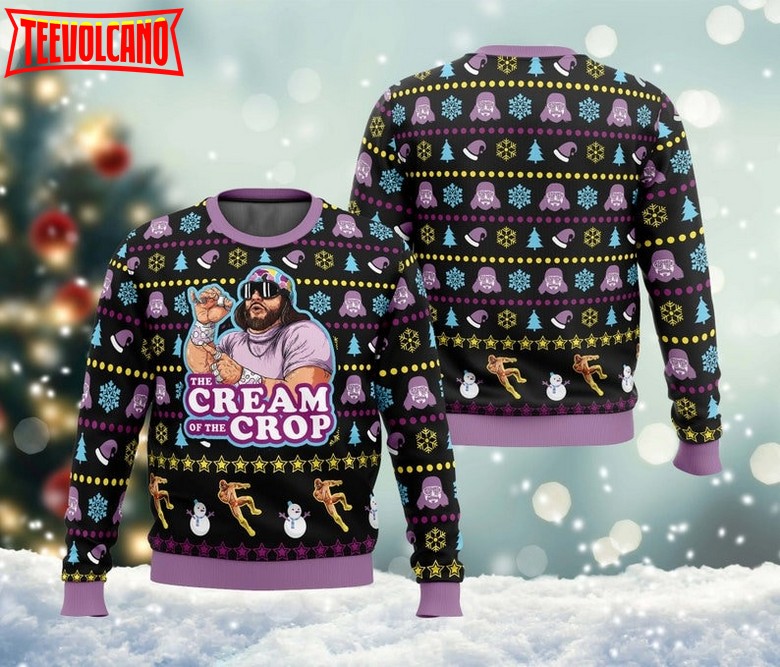 The Cream of the Crop Ugly Christmas Sweater, Macho Man Randy Savage Sweatshirt