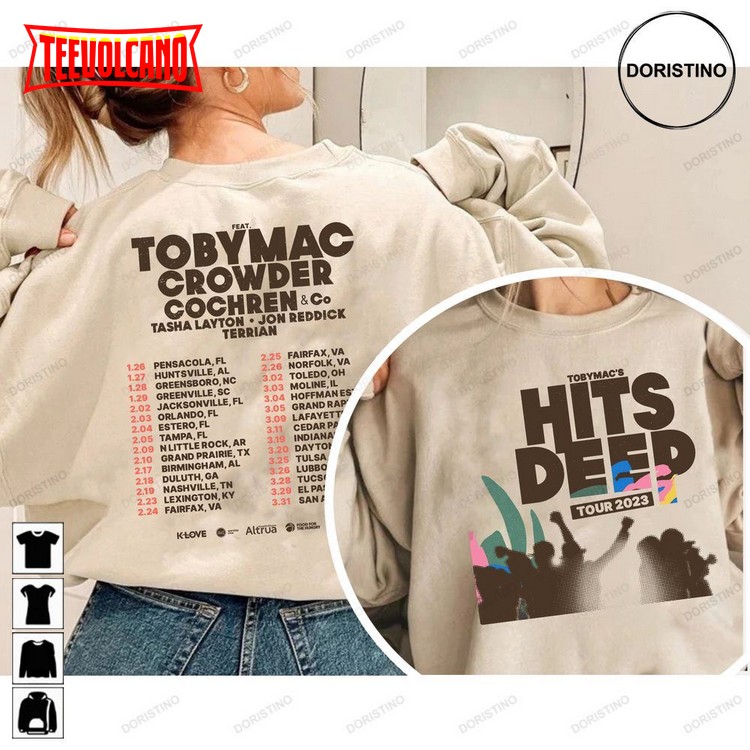 Tobymac Hits Deep Tour 2023 Toby Mac 2023 Tour For T Shirt Sweatshirt