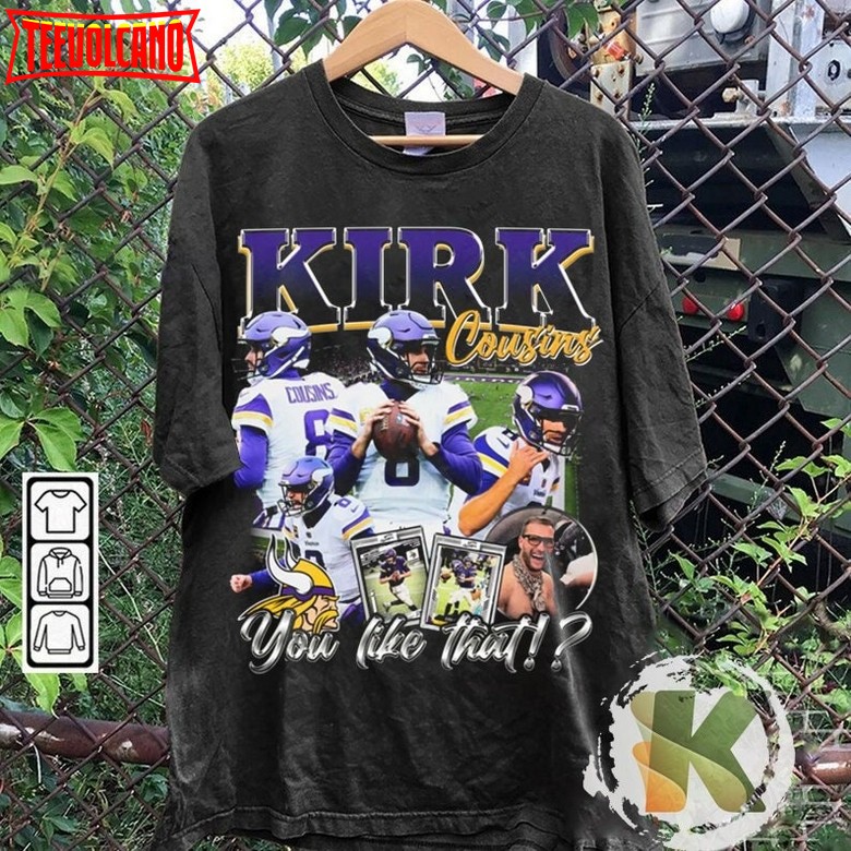 Vintage 90s Graphic Style Kirk Cousins T-Shirt, Kirk Cousins shirt