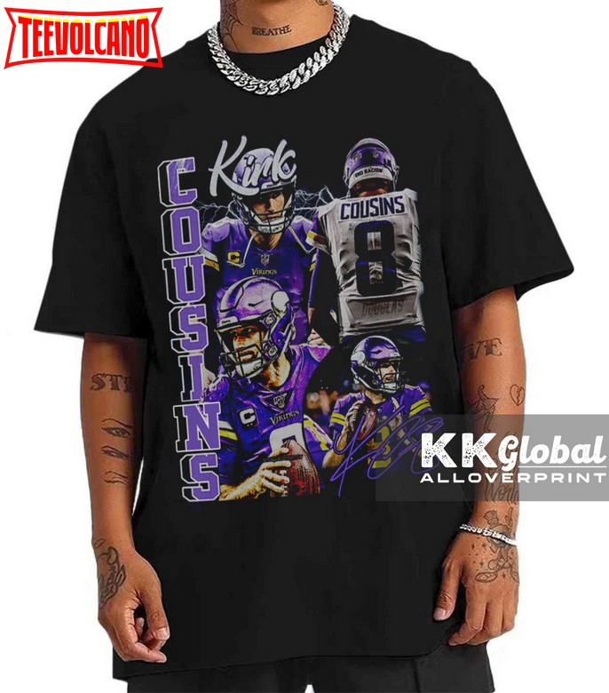 Vintage 90s Style Kirk Cousins T-Shirt, Kirk Cousins shirt