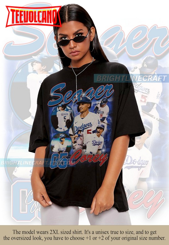 Vintage Corey Seager Shirt, Baseball T Shirt Sweatshirt