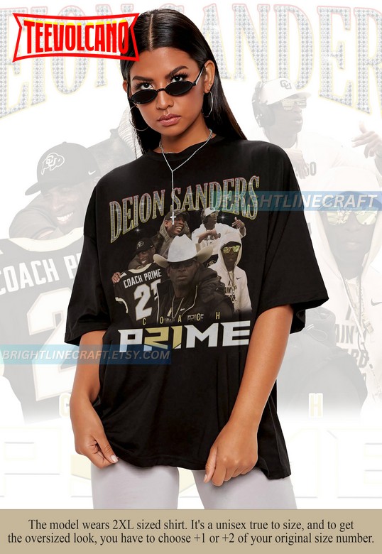 Vintage Deion Sanders Coach Prime T Shirt Sweatshirt