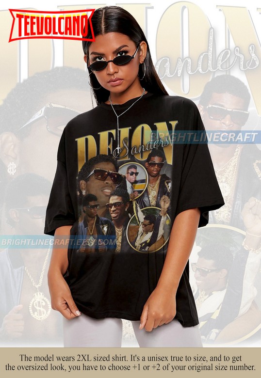 Vintage Deion Sanders Football Classic 90s Graphic T Shirt Sweatshirt