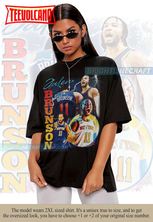 Vintage Jalen Brunson Basketball New York T Shirt Sweatshirt