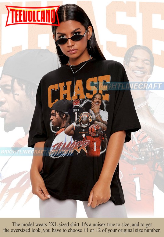 Vintage Jamarr Chase shirt, Football Classic 90s Graphic T Shirt Sweatshirt