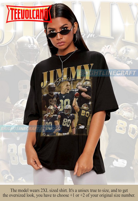 Vintage Jimmy Graham Football 90s Graphic Vintage Bootleg T Shirt Sweatshirt