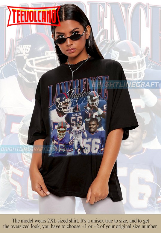 Vintage Lawrence Taylor Football 90s Graphic Vintage Bootleg T Shirt Sweatshirt