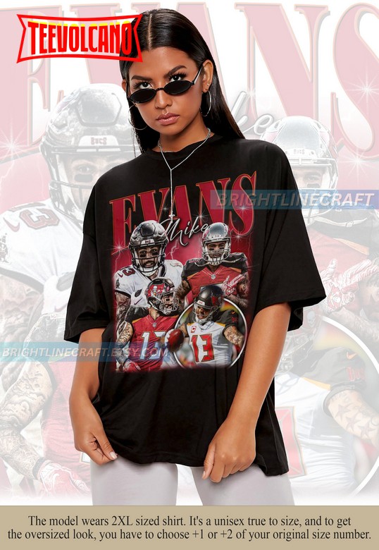 Vintage Mike Evans 90s Graphic Bootleg T Shirt Sweatshirt