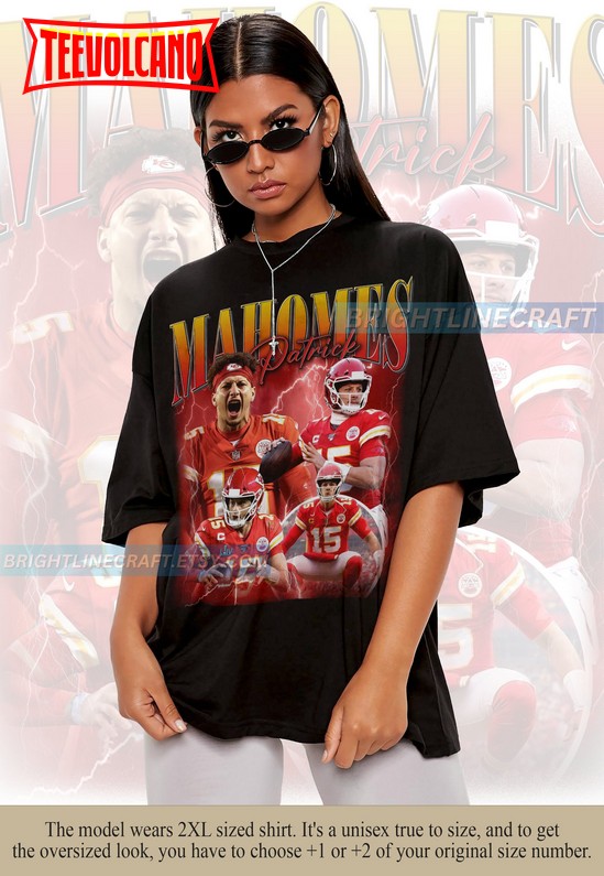 Vintage Patrick Mahomes Classic 90s Graphic Bootleg Unisex T Shirt Sweatshirt