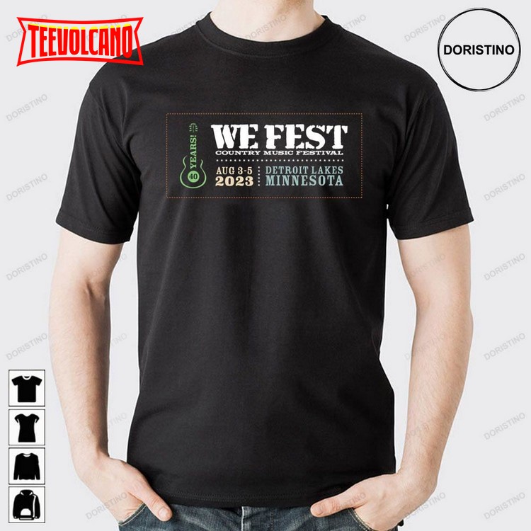 We Fest 2023 Logo T Shirt Sweatshirt