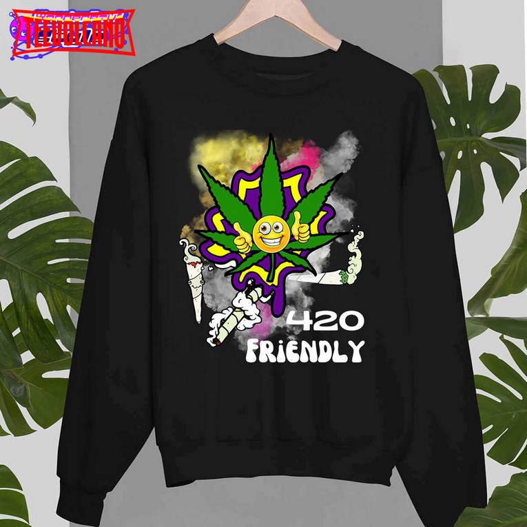 420 Friendly Happy Stoner Set Collection Unisex T-shirt