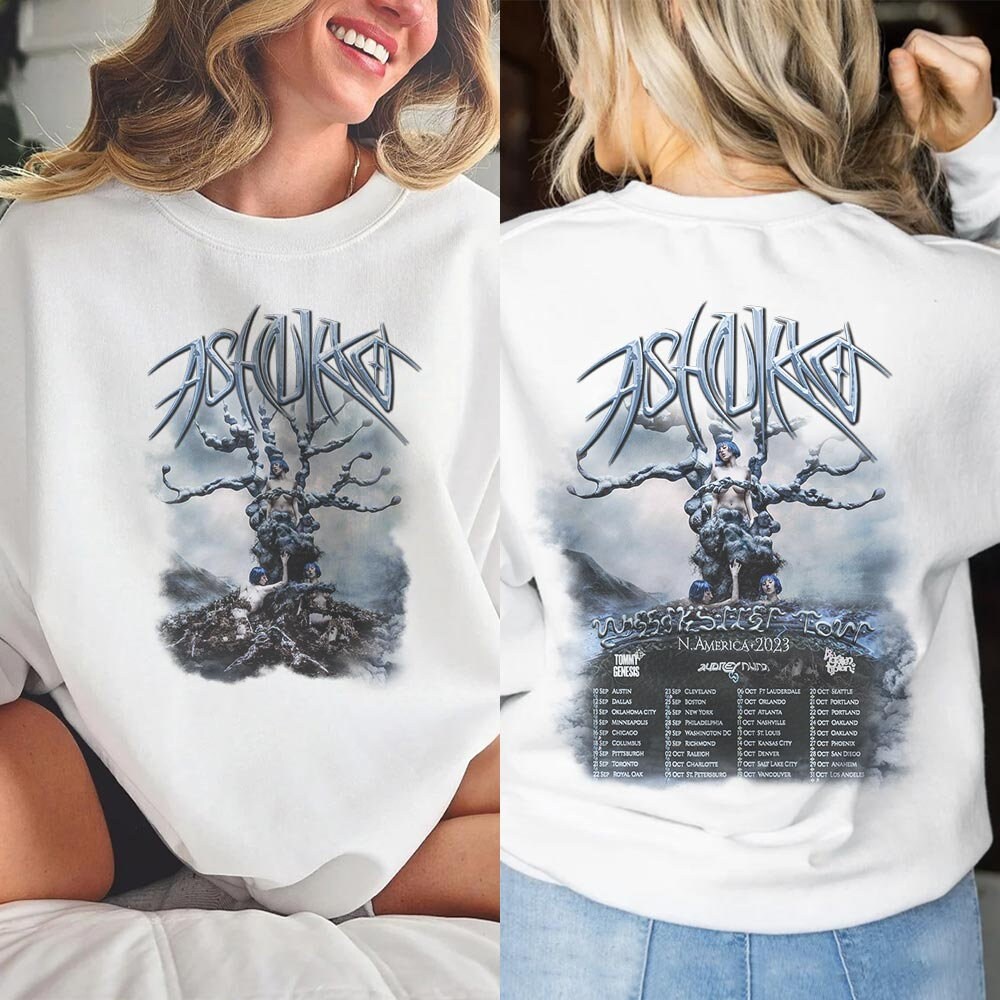 Ashnikko 2023 Weedkiller Tour Music Shirt 2 Sides Unisex Sweatshirt
