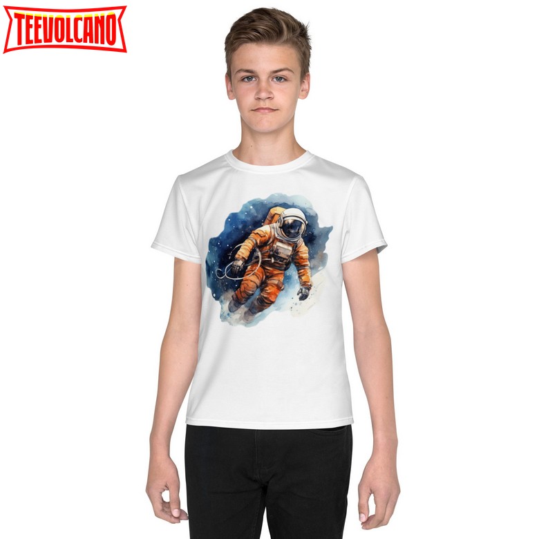 Astronaut T-shirt, Space and Planets Fan Tee, T-shirt for Astronaut Fan