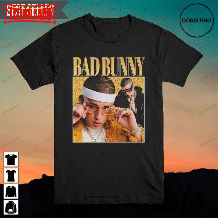 Bad Bunny Rapper Music Rap Doristino Limited Trending T Shirt
