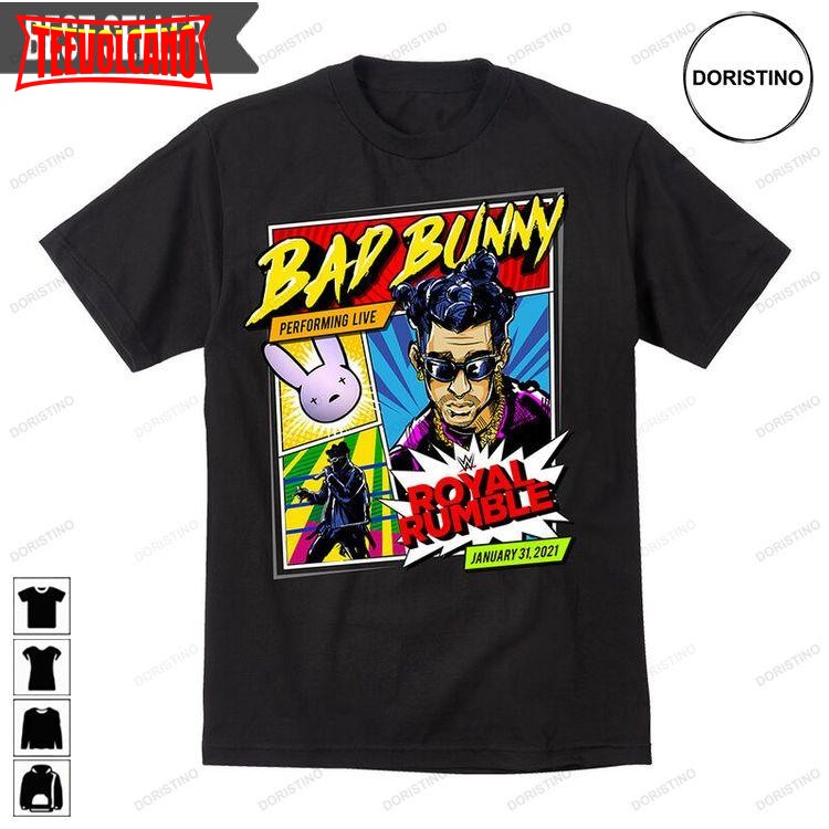 Bad Bunny X Royal Rumble 2021 Women And Men Limited Trending T Shirt