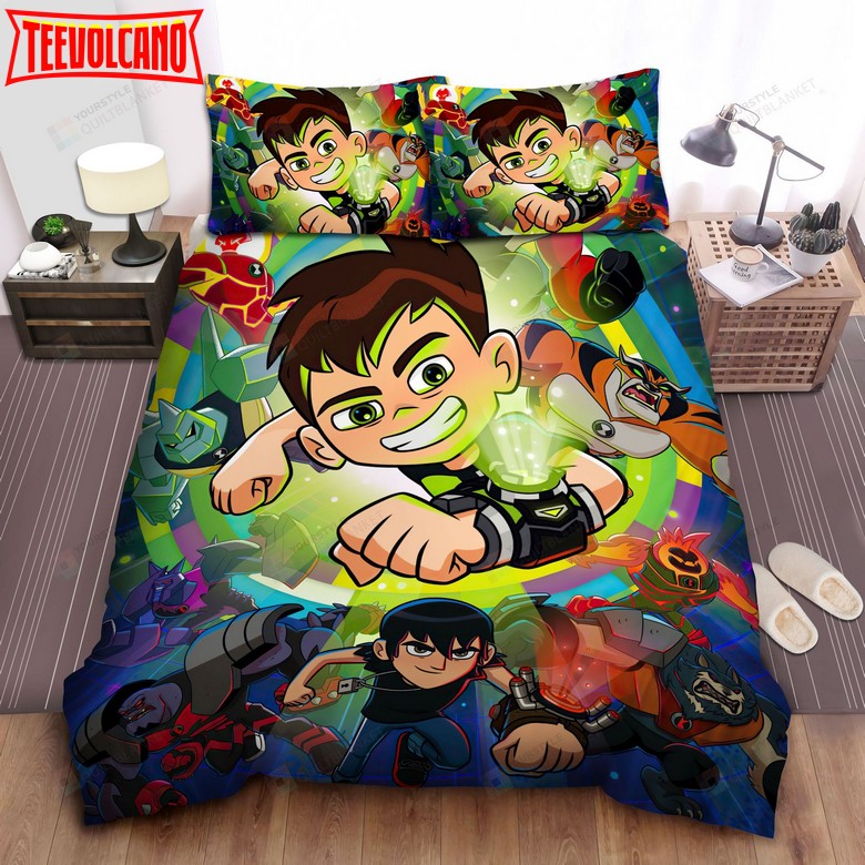 Ben 10, Omnitrux Of Ben And Kevin Bed Sheets Duvet Cover Bedding Sets