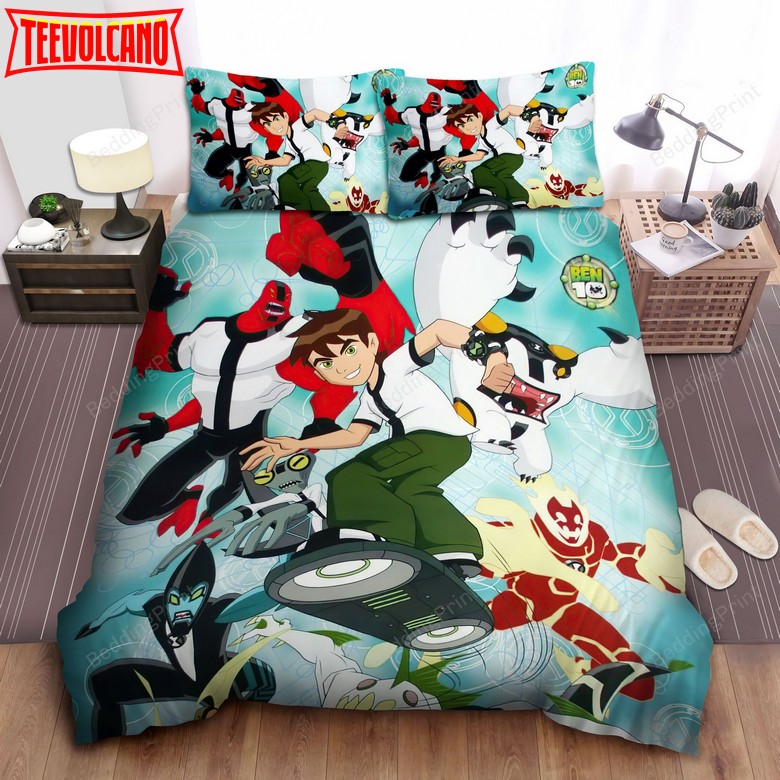 Ben 10, Pyronite And Others Bed Sheets Duvet Cover Bedding Sets