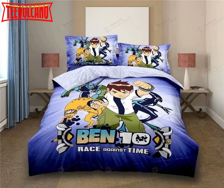 Ben 10 Race Against Time 3d Poster Bedding Set