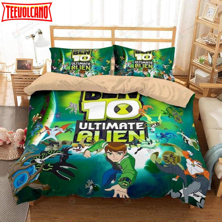 Ben 10 Ultimate Alien 3d Poster Bedding Set