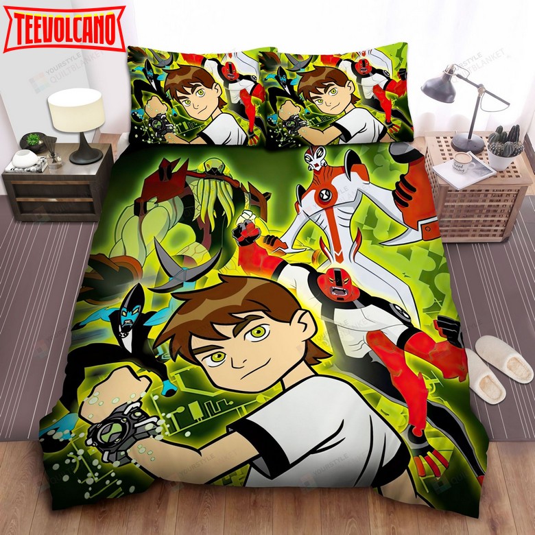 Ben 10, Vilgax The Main Villain Bed Sheets Duvet Cover Bedding Sets