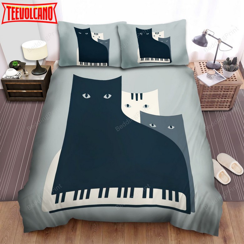 Ben Folds Five Band Cat Art Bed Sheets Duvet Cover Bedding Sets