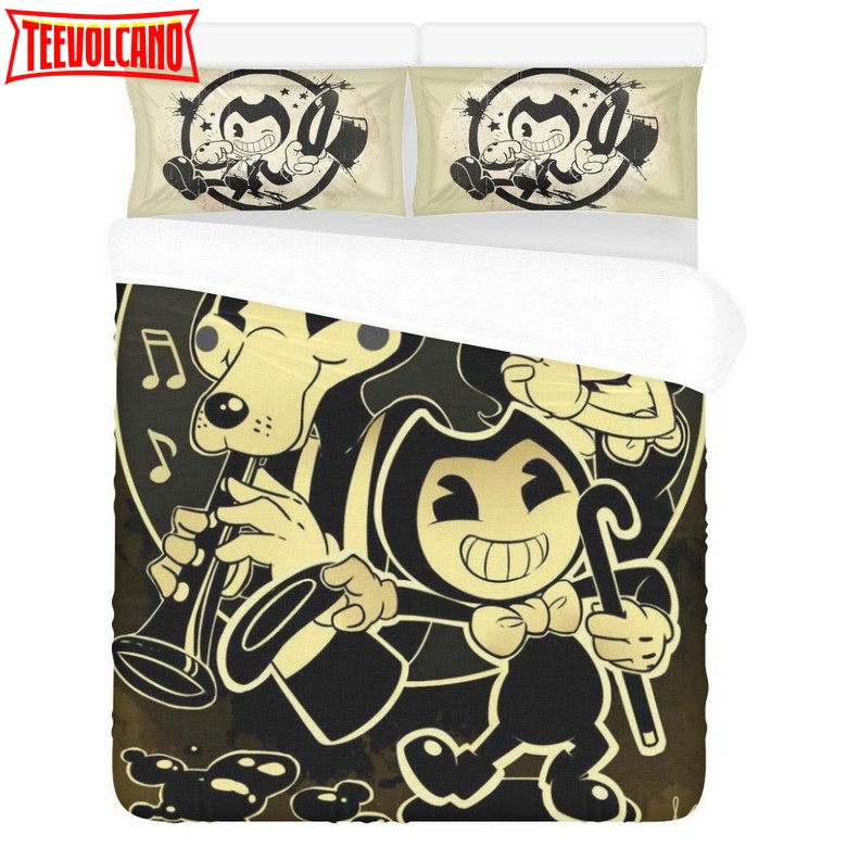 Bendy And The Ink Machine 3D Customized Duvet Cover Bedding Set