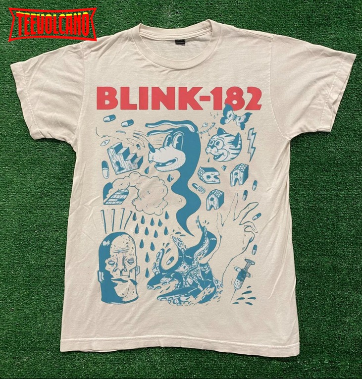 Blink Vintage 182 Shirt, Blink Retro 182 Fans Lover Gift,Music T-Shirt