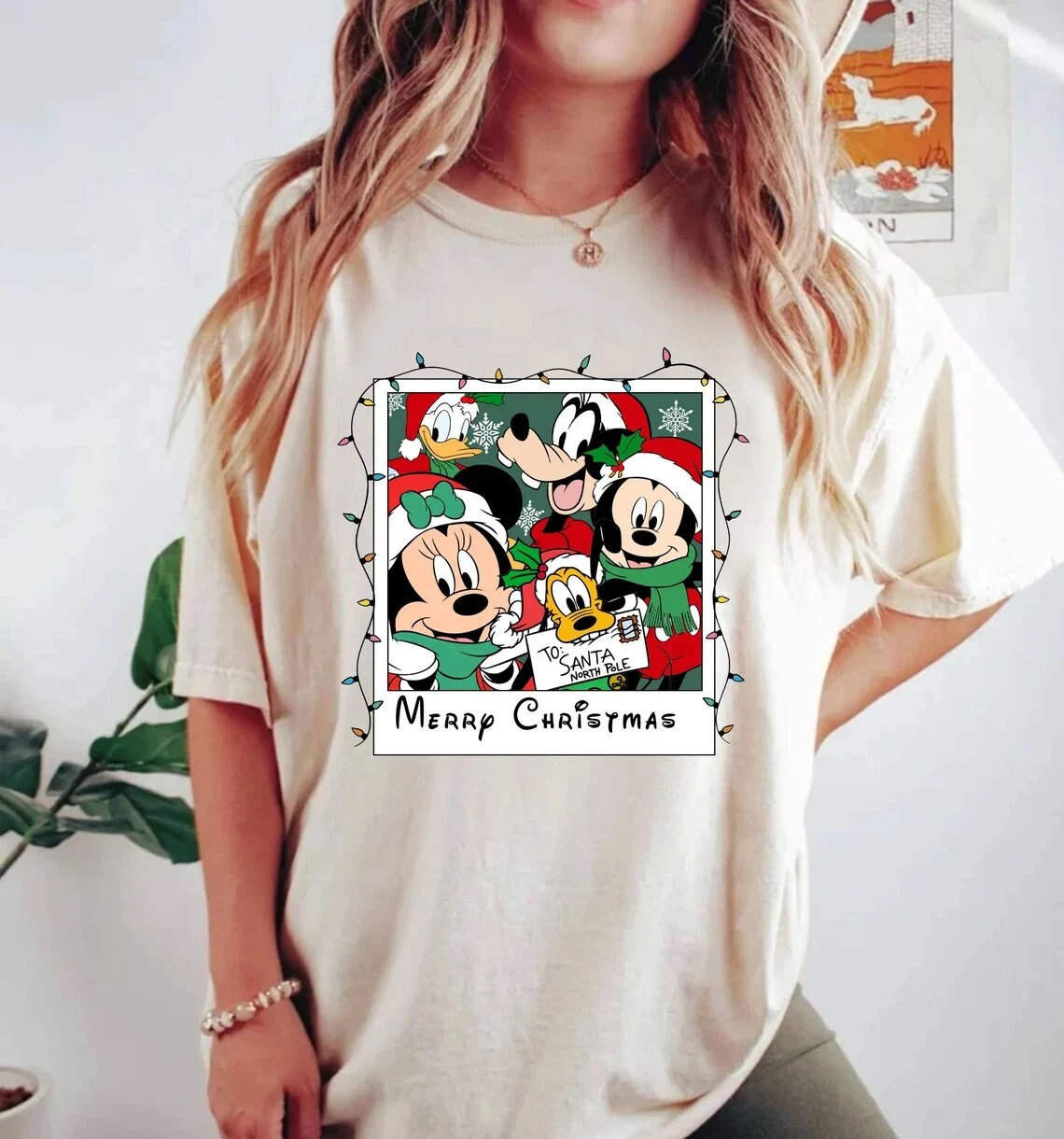 Disney Mouse And Friends Christmas Bella Canvas Unisex Sweatshirt