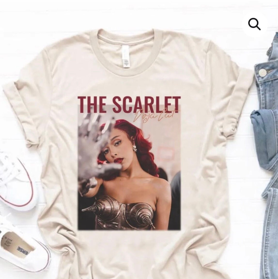 Doja Cat Scarlet Tour T-Shirt, Gift For Woman and Man Unisex Sweatshirt