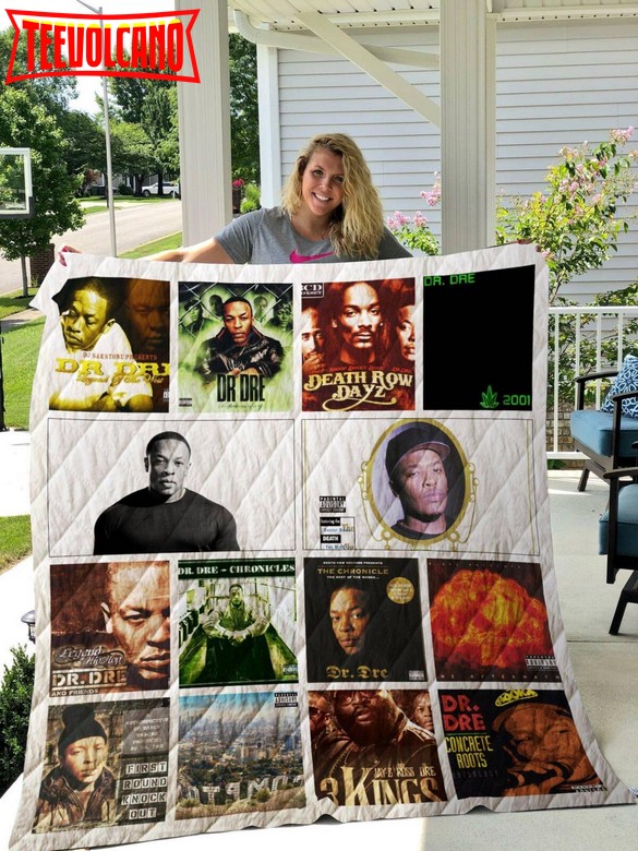 Dr. Dre Albums Quilt Blanket