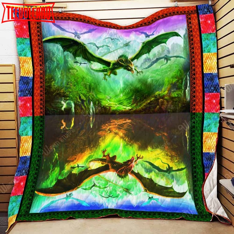 Dragon Fly 3D Customized Quilt Blanket