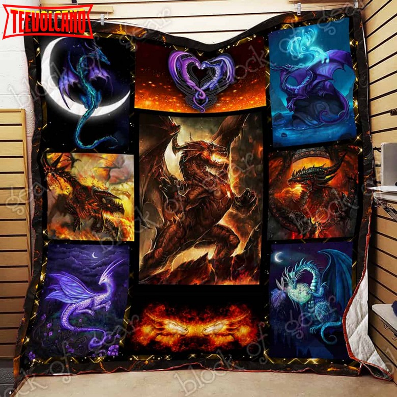 Dragon King 3D Quilt Blanket