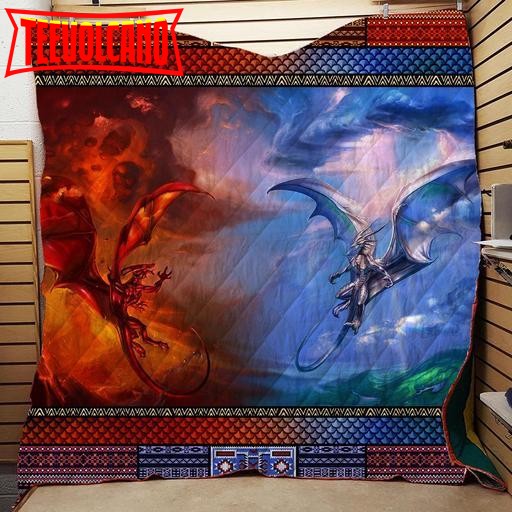 Dragon Washable Handmade 3D Customized Quilt Blanket