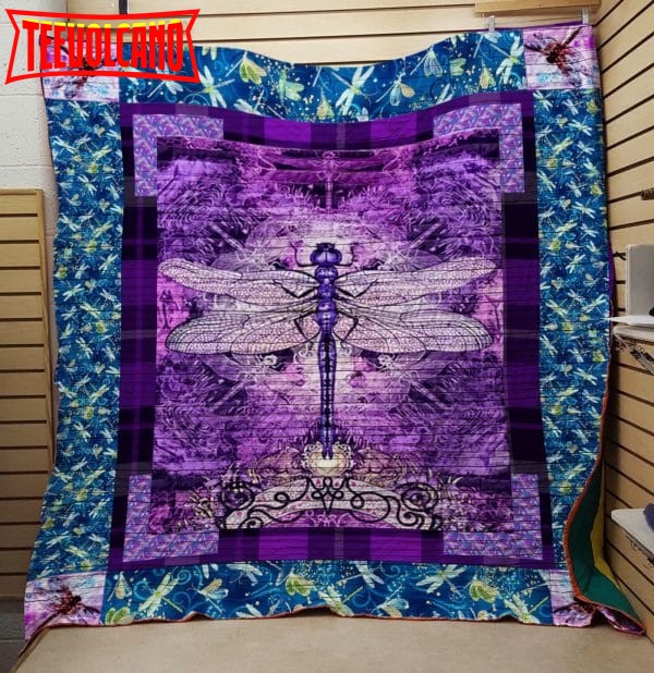 Dragonfly Radio Romance Christmas Gift 3D Quilt Blanket