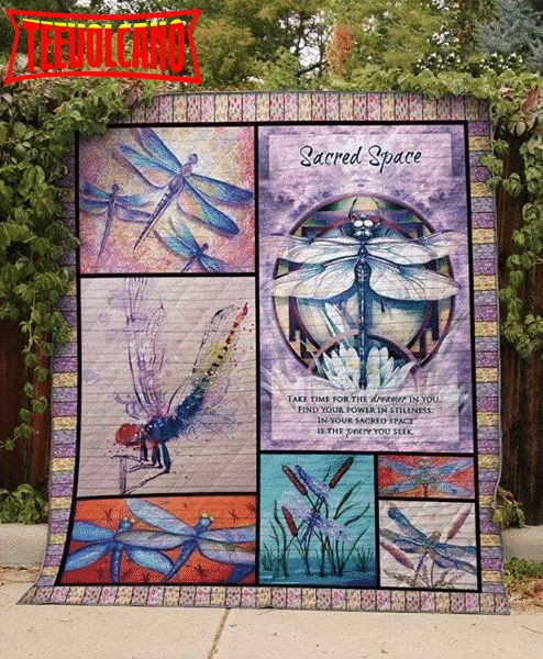 Dragonfly The Dreamer In You Christmas Gift 3D Quilt Blanket