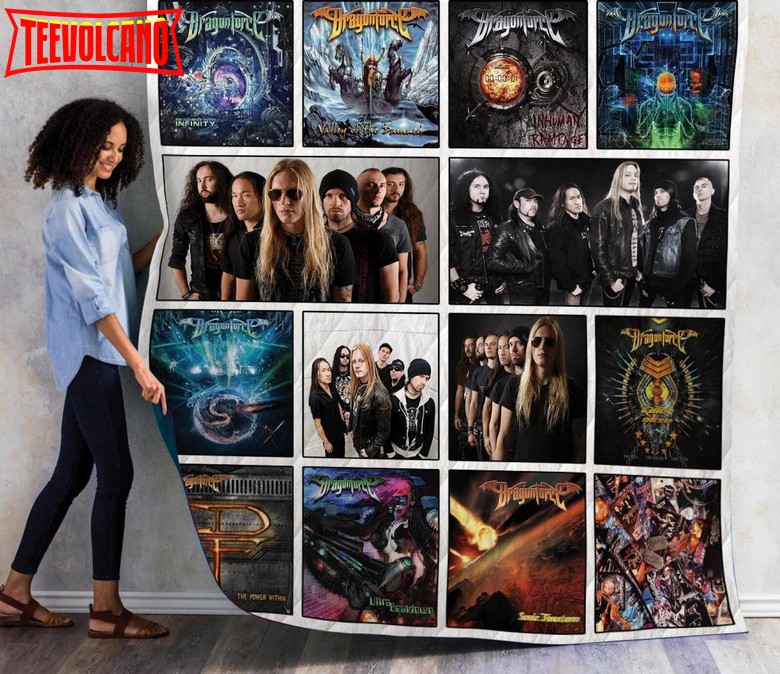 Dragonforce Albums Quilt Blanket