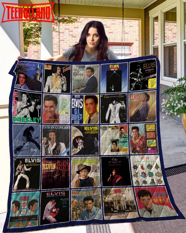 Elvis 3D Customized Quilt Blanket