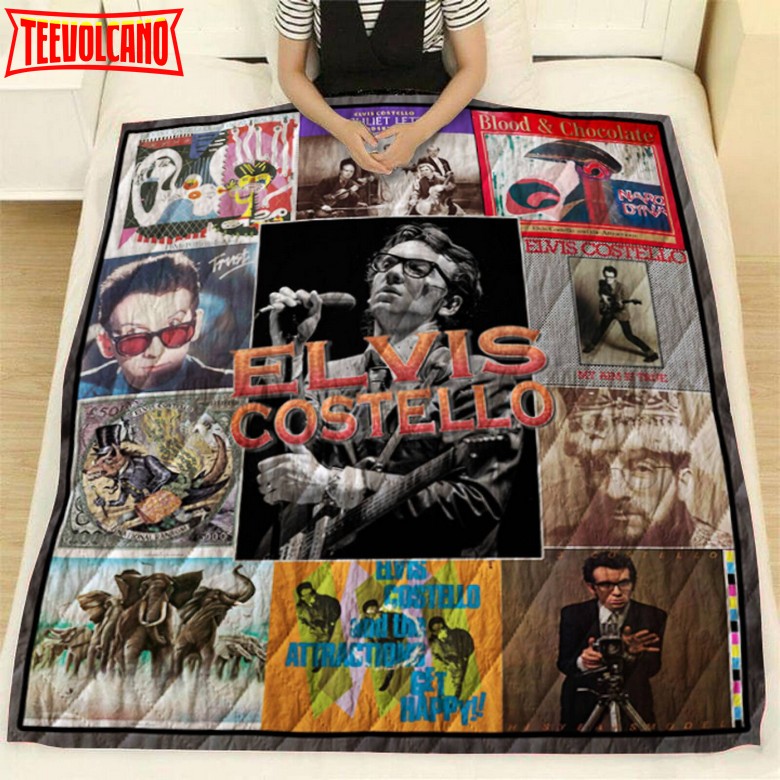 Elvis Costello For Fans 3D Quilt Blanket