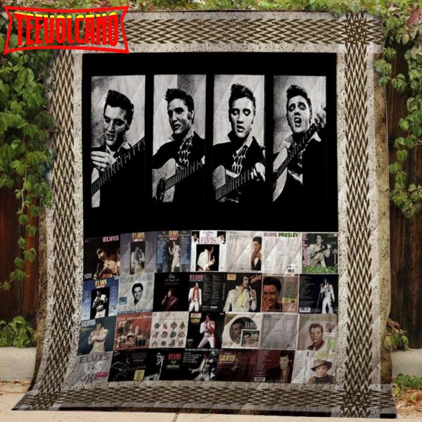 Elvis Presley 3D Customized Quilt Blanket