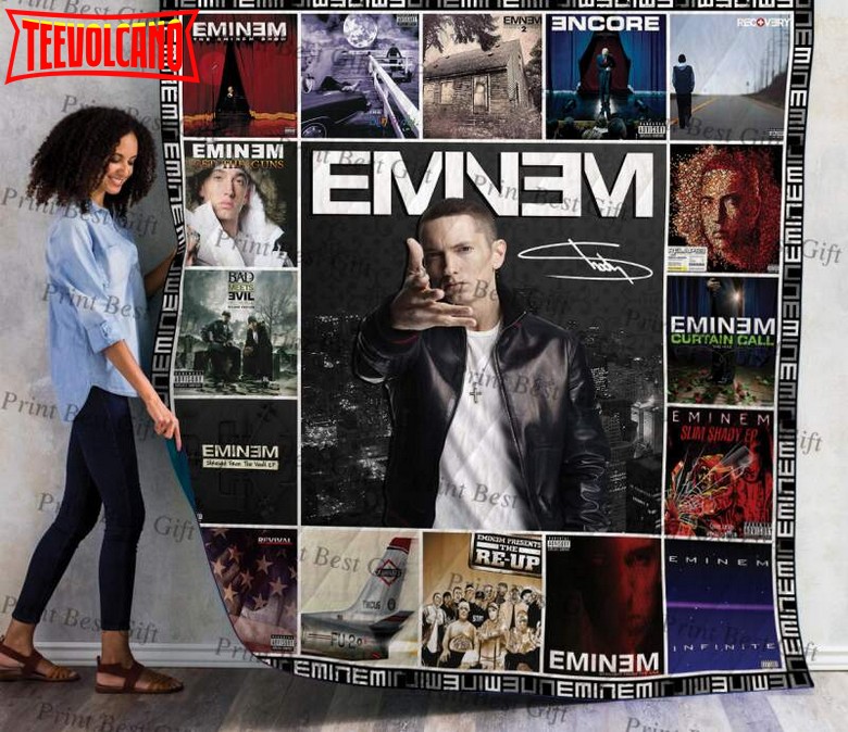 Eminem Albums Cover Poster 3D Customized Quilt Blanket