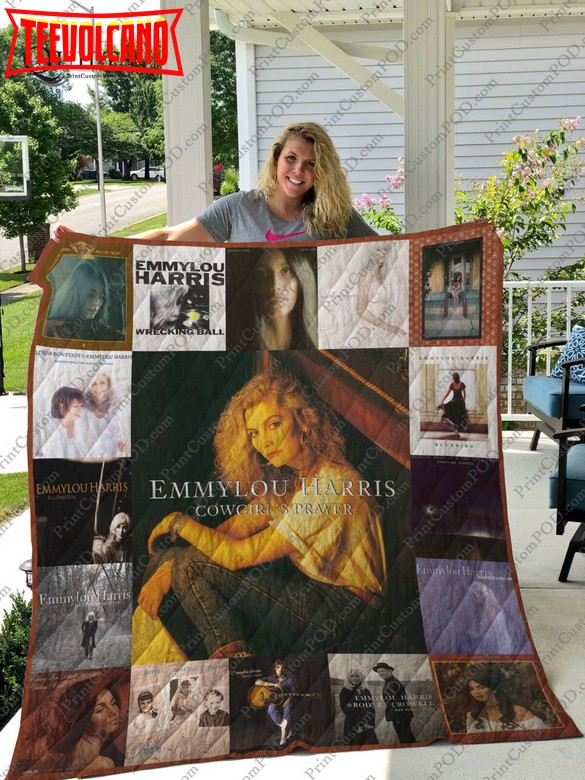 Emmylou Harris Albums 3D Customized Quilt Blanket